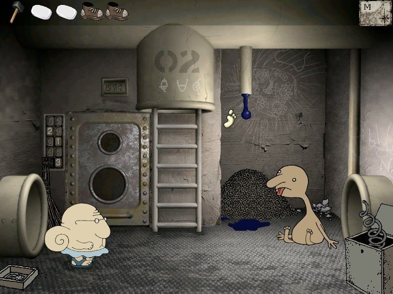 Console_Classic's tweet photo. Full Pipe (2003) by PIPE studio.

Meet Uncle, the oddball whose slipper gets yoinked by a giant hand—so he crawls under the bed and stumbles into the bonkers world of Full Pipe. Surreal, quirky, and full of “what the heck?” moments. 🦶🌀

#FullPipe #RetroGaming #WeirdGames https://t.co/0eEBAdOsLU