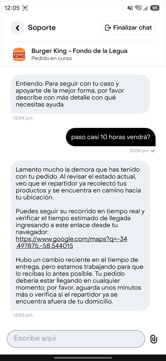 Ariel_T13's tweet photo. Pasaron 10 horitas vendrá? Se la vy a seguir a ver hasta cuando figura que esta en camino https://t.co/lReFaWyf3i