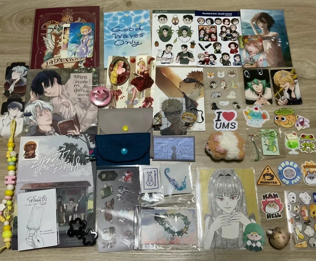 miimoss27's tweet photo. ย้อนหลังงาน #CM1 อึ้งในจำนวนการ์ดเทรดที่ได้มา และแอบชอบเด็ก ๆ บ้านอื่น จ๊าก 😭😭😭💖 https://t.co/dCfw3ouKfJ