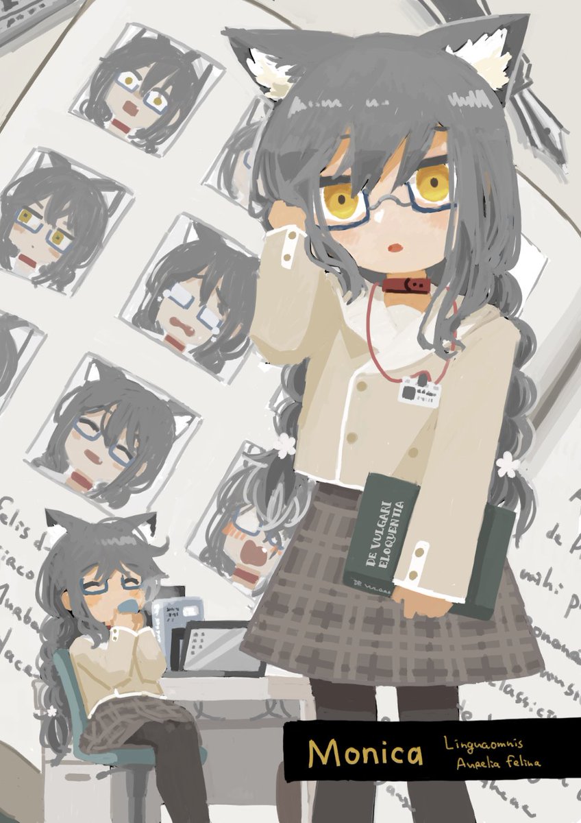 stiglos's tweet photo. うちのこのモニカちゃんです。
#oc https://t.co/lvI3JEdEgR