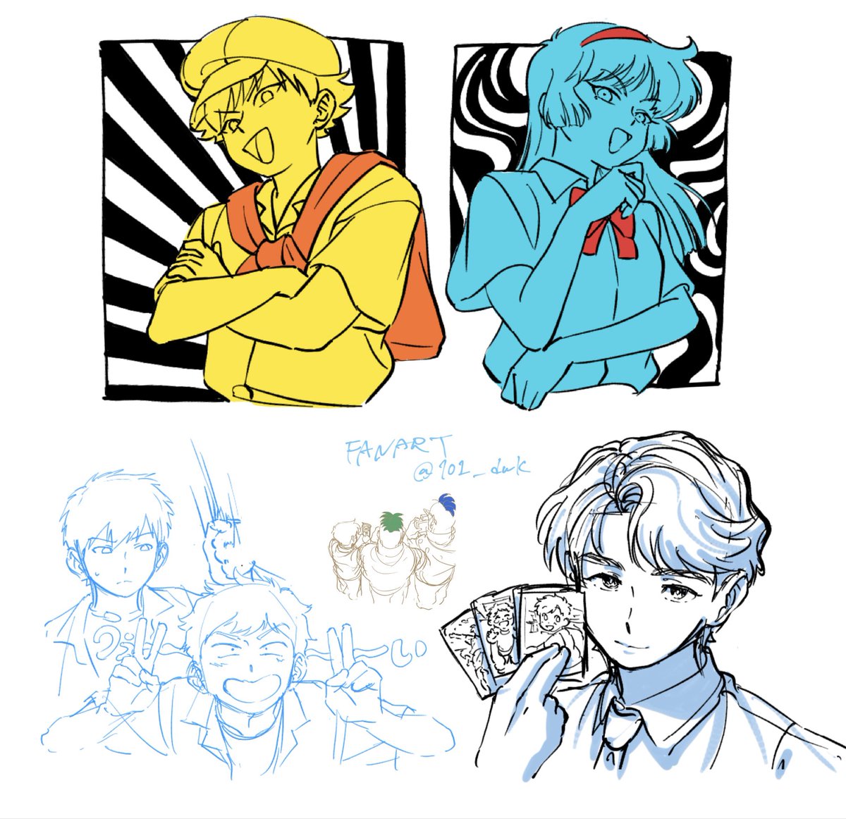101_dwk's tweet photo. 絵チャ長々とお付き合い頂きありがとうございました
これはゆるめの https://t.co/F48nPLfr9L