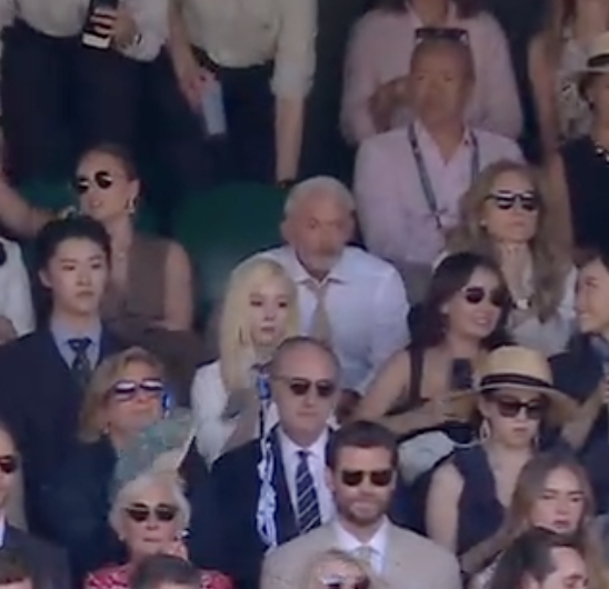 mjkmwntr's tweet photo. I found Minjeong from the bleachers! 

WINTER AT WIMBLEDON 2026 #WINTERxWimbledon #윈터_윔블던으로가자
@RalphLauren https://t.co/OjBTxYIIri