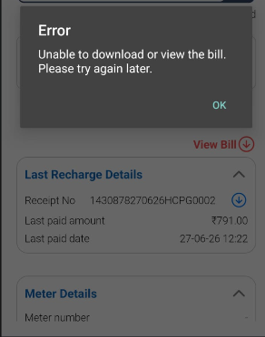 Amitkumar20001's tweet photo. @SEVA_NBPDCL @officecmbihar @EnergyBihar Complaint No - NBI12072600168
Hello @SEVA_NBPDCL @EnergyBihar , here is the complaint id NBI12072600168. I am not able to download the bill. NO bill has been generated since March, 2026. 
@officecmbihar @samrat4bjp @KumarBulo @Dm_Motihari https://t.co/FA80quQBqb