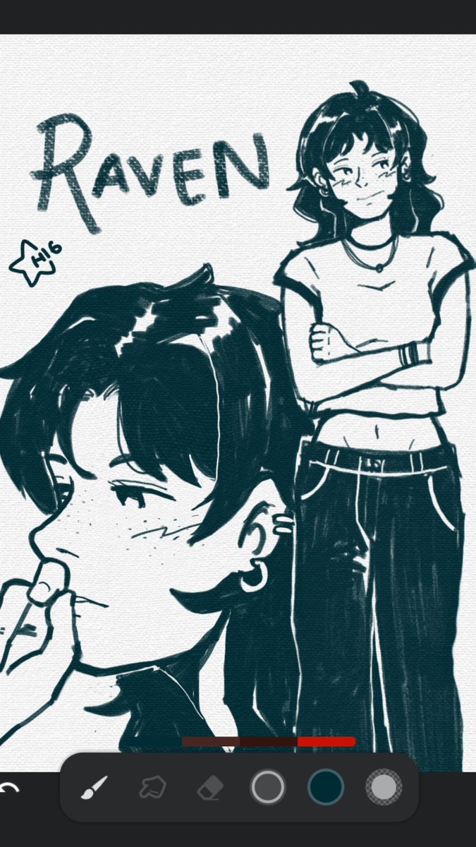 H16seize's tweet photo. #Oc #sketch #rkgk https://t.co/LgNqjGPQak