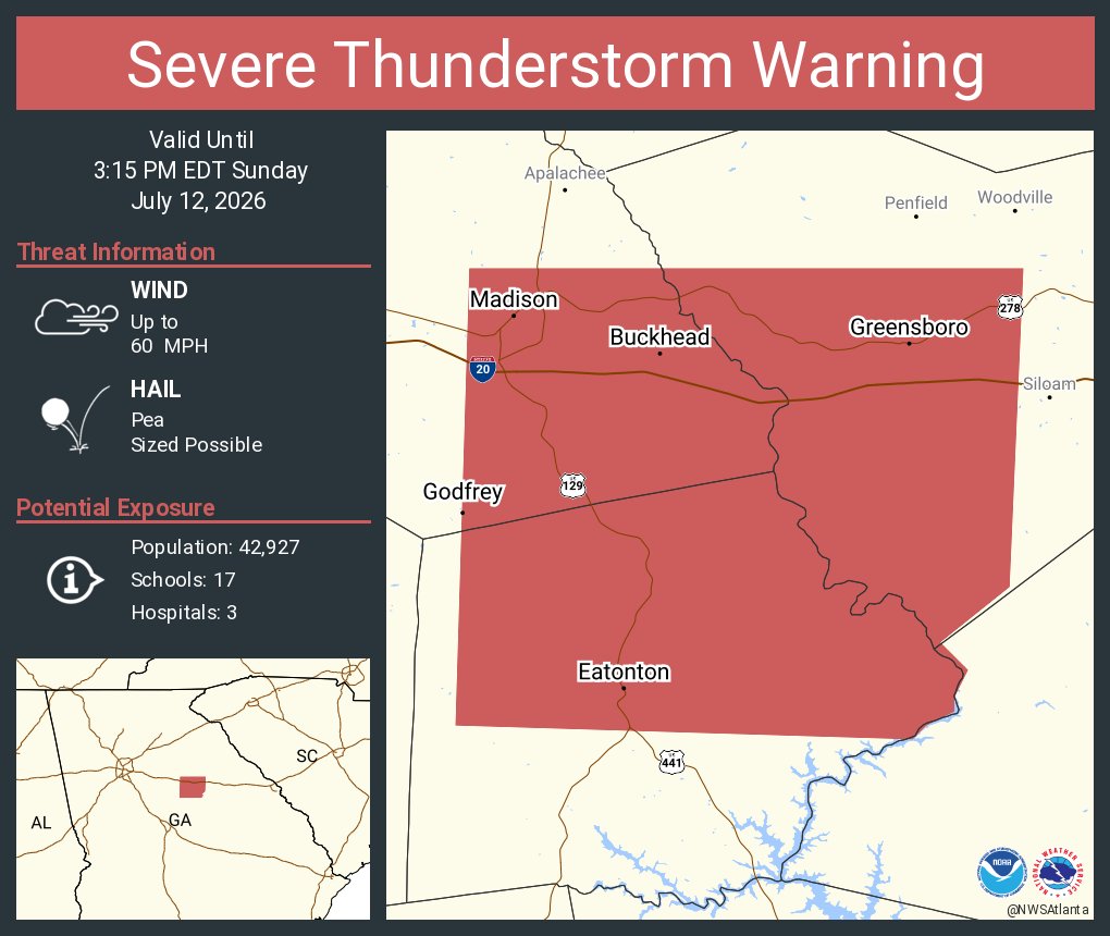NWS Atlanta tweet media