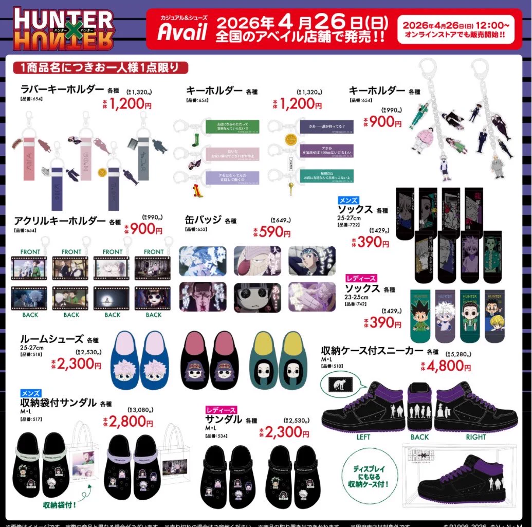 アベイル　HUNTER×HUNTER　シャルナーク 缶バッジ しまむら 限定 しゅんドラン on X: 