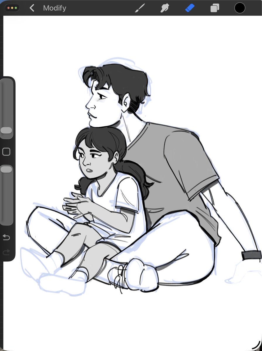 Sigynhere's tweet photo. #HelenaWayne and #TimDrake. Just a quick sketch. I’m going out to draw every weekend to actually get stuff done.🫠 https://t.co/dGU4B001eb