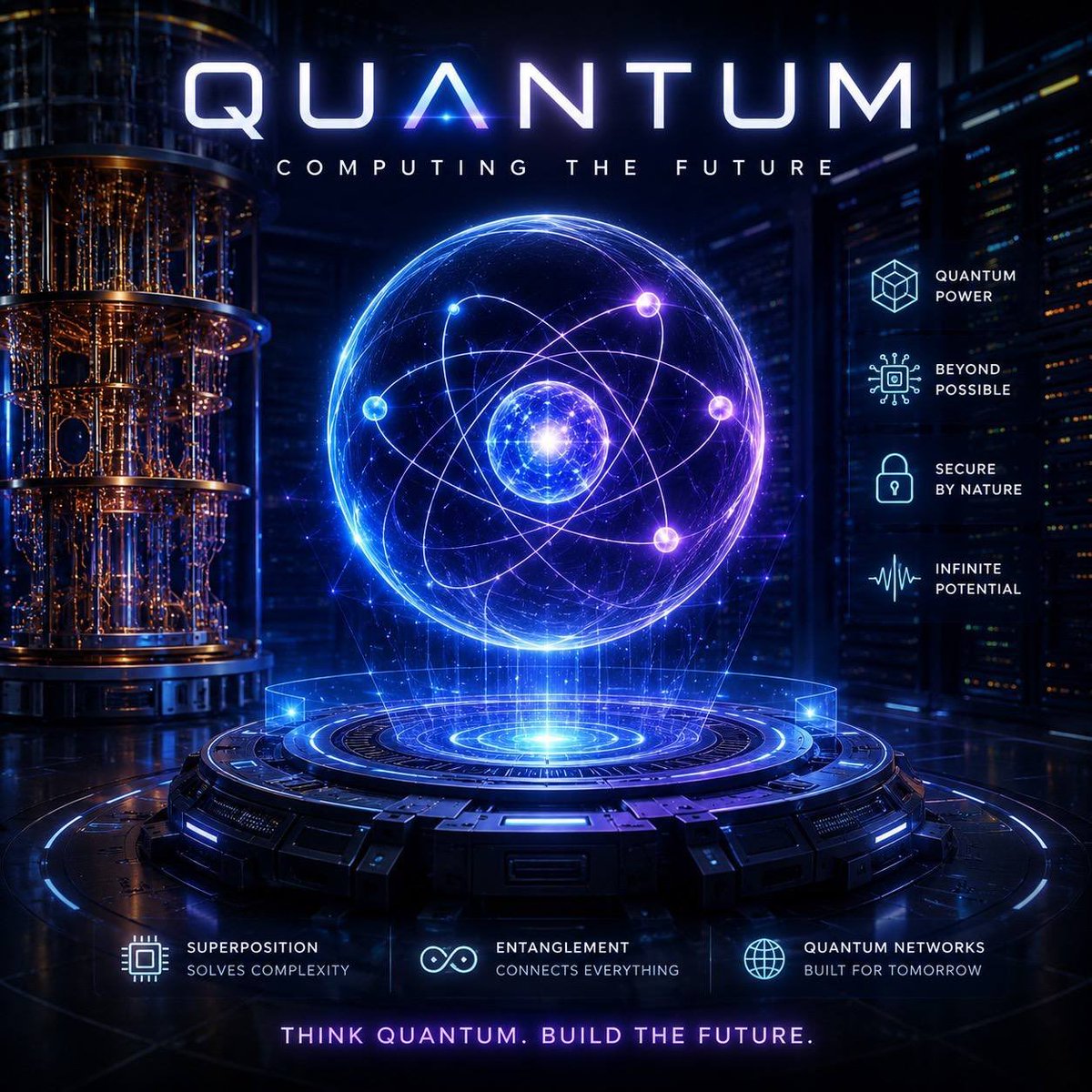 QNTsol's tweet photo. Todays future, tomorrows reality ⌛️ 

Every technological revolution creates new winners.

Internet. Mobile. AI.

Quantum is next. ⚛️ https://t.co/UgDhQyUxLq