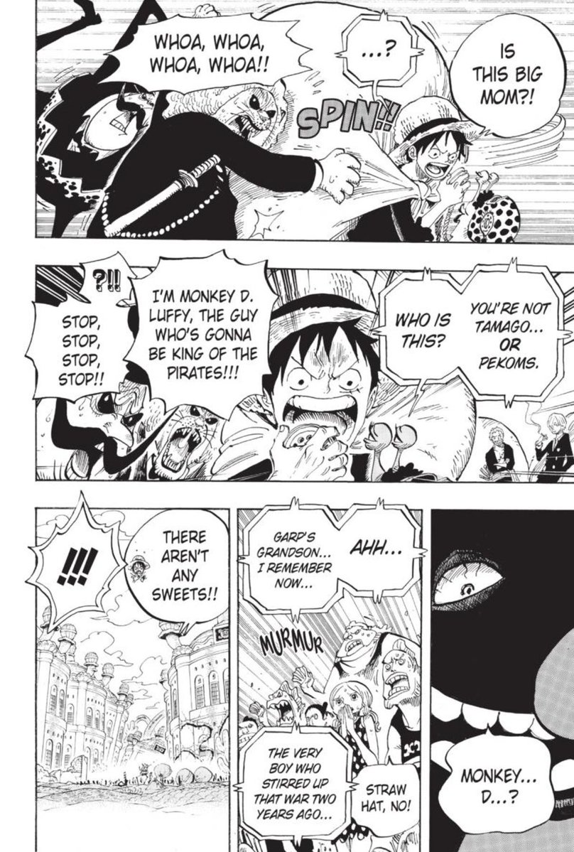 tea_with_hunny's tweet photo. #ONEPIECE1188 
I’ve seen people say that Joy Boy looks so much like Luffy that they’re starting to believe the theory Luffy goes back in time… but there’s no way in any universe that Luffy wouldn’t answer a call by screaming, “I’m Luffy, the King of the Pirates!” Lmfao https://t.co/FI1yav2PC9