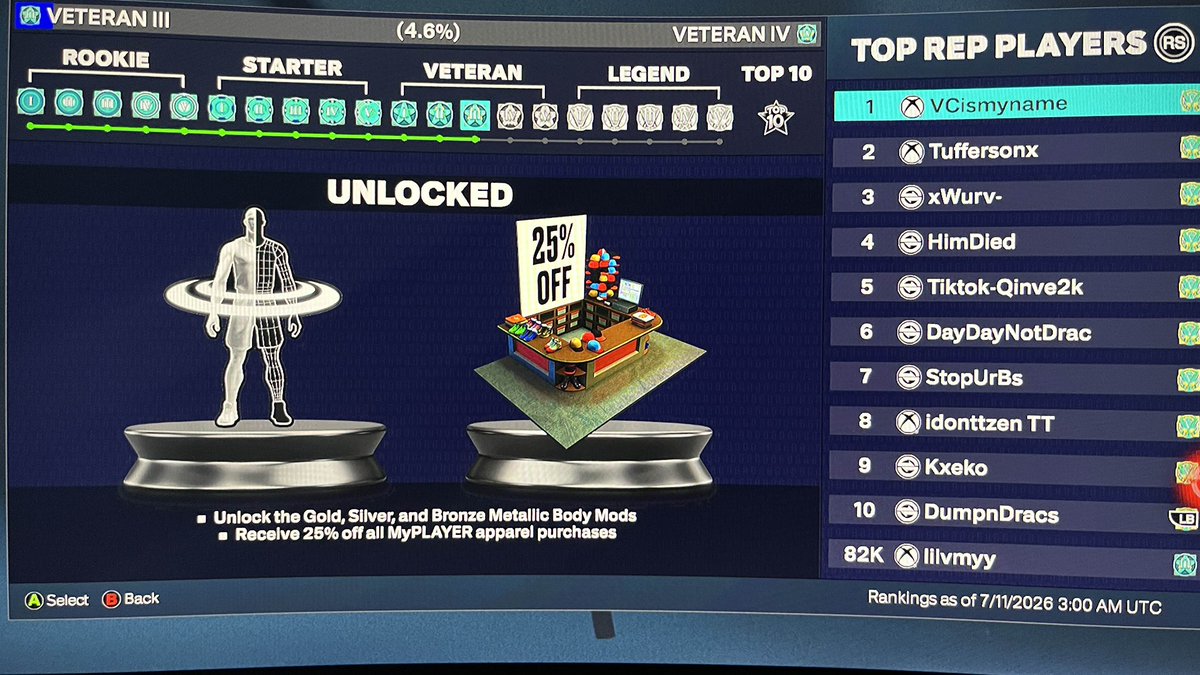 Jarv2k_'s tweet photo. Xbox Account
Veteran 3 
$125

#NBA2K26 #NBA2K #2K26 #Xbox #XboxSeriesX #BasketballGods #LegendAccount #2KCommunity #XboxGaming #GamingCommunity #2KPark #2KRec #2KProAm #2KMarket #XboxAccounts #2KLegend #NextGenGaming #Gamers #NBA2K26Community #2KContent #DMNow #XboxNation #Gaming #2KPlayers #MyPlayer #NBA2KLife #2KGrind #LegendRep #BasketballGodsEvent #XboxForSale #2KServices #Gamertag #2KMarketplace #LegendAccounts #2kAccounts #BasketballGodsAccount #MoneyReady