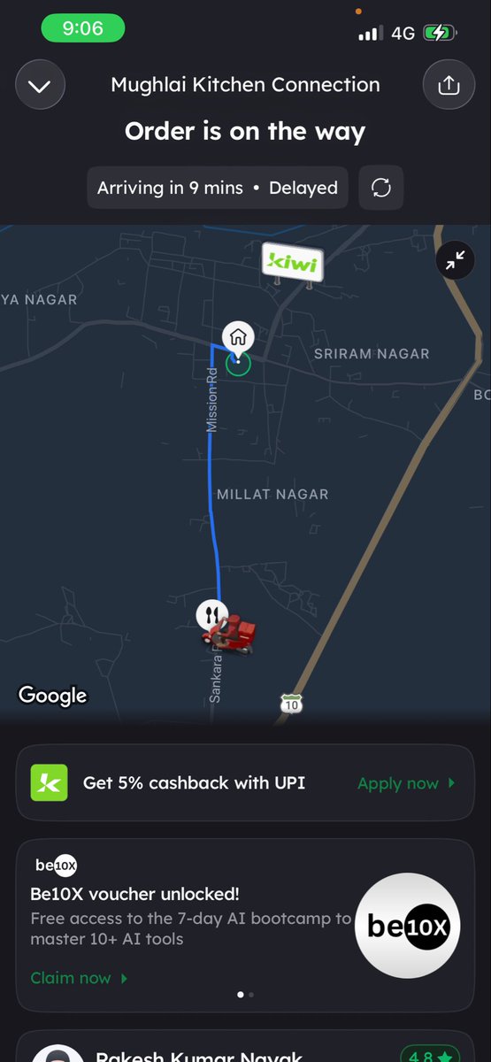 Sudhaldeep1's tweet photo. @zomato Delay in your time given!! Want to full refund as per your policy!! As i go outside and eat snacks instaed dinner. 

Order id - 8348507382 https://t.co/594VQ9zzoL