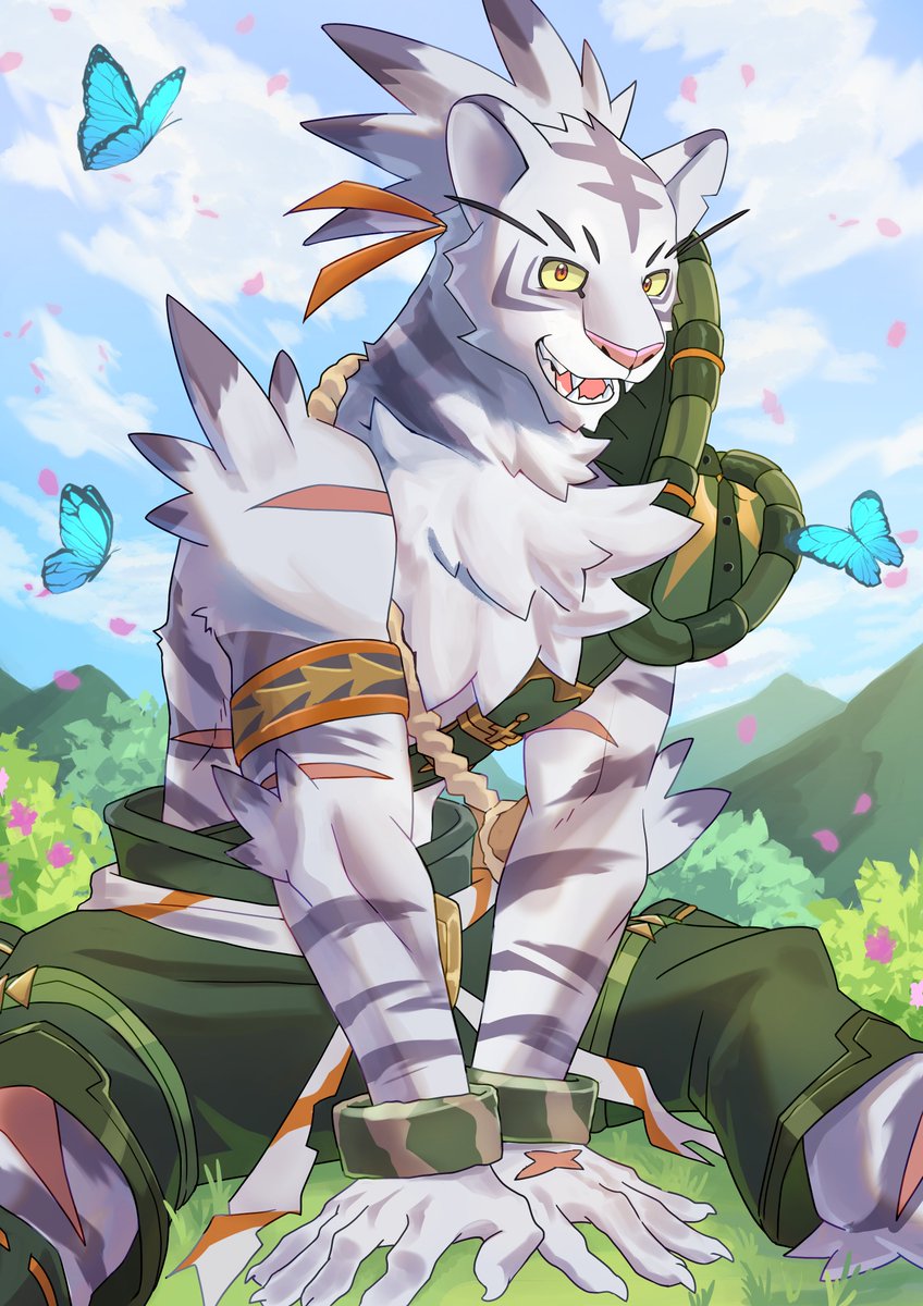 Kouga0225's tweet photo. 「ずっと隣にいるよ」
#ワーフリ 　＃シロ https://t.co/AtY5fzKnQh