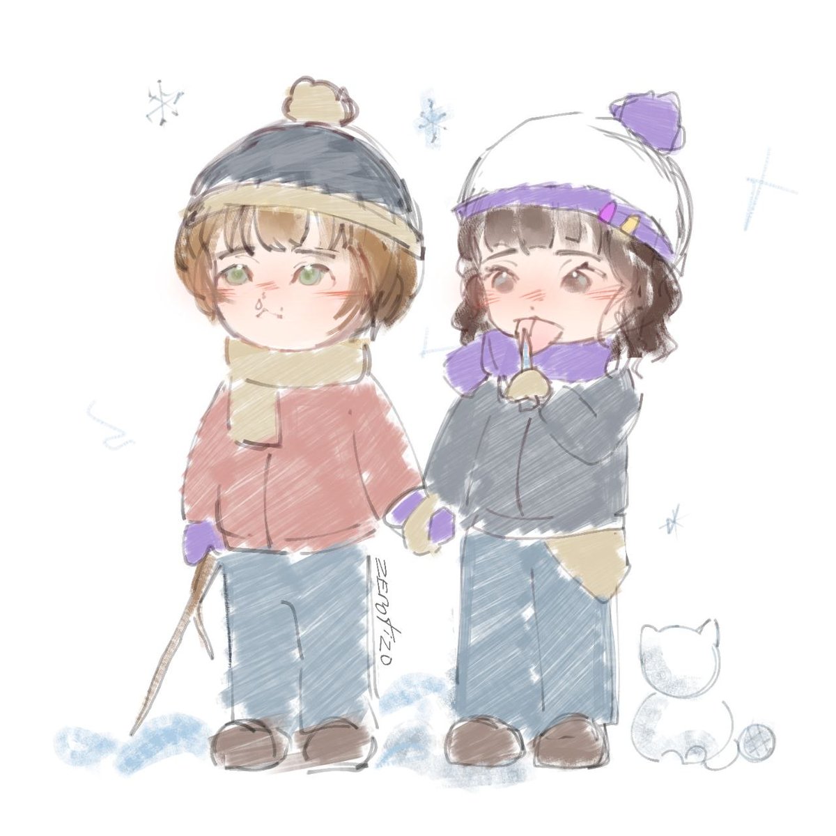 Zerotizo's tweet photo. Wondertwins
#willbyers #janehopper #art https://t.co/RgE0vmJcuU
