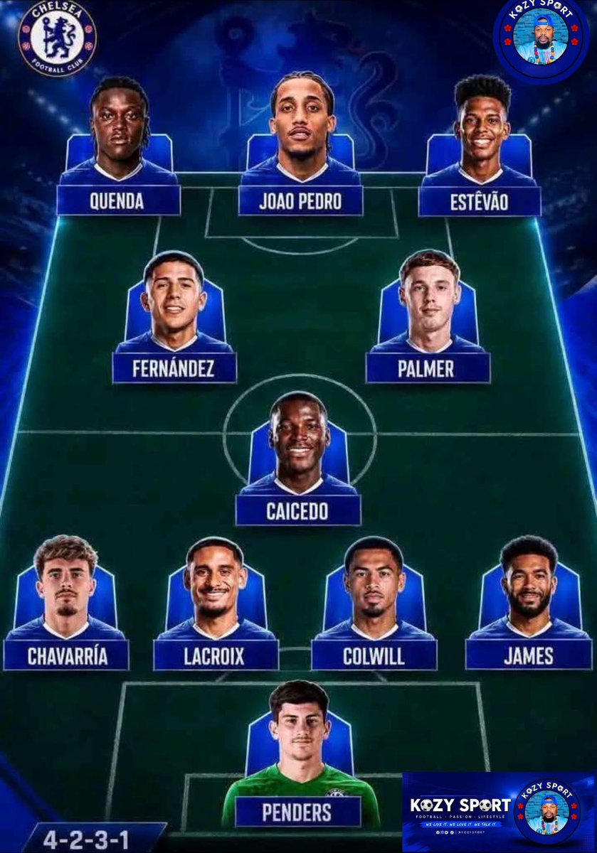 Babajaay1's tweet photo. Expected Line up for us💙 this 26/27 Season.
European Football loading... 💙 
@premierleague @ChelseaFC https://t.co/ErimXQIwR8