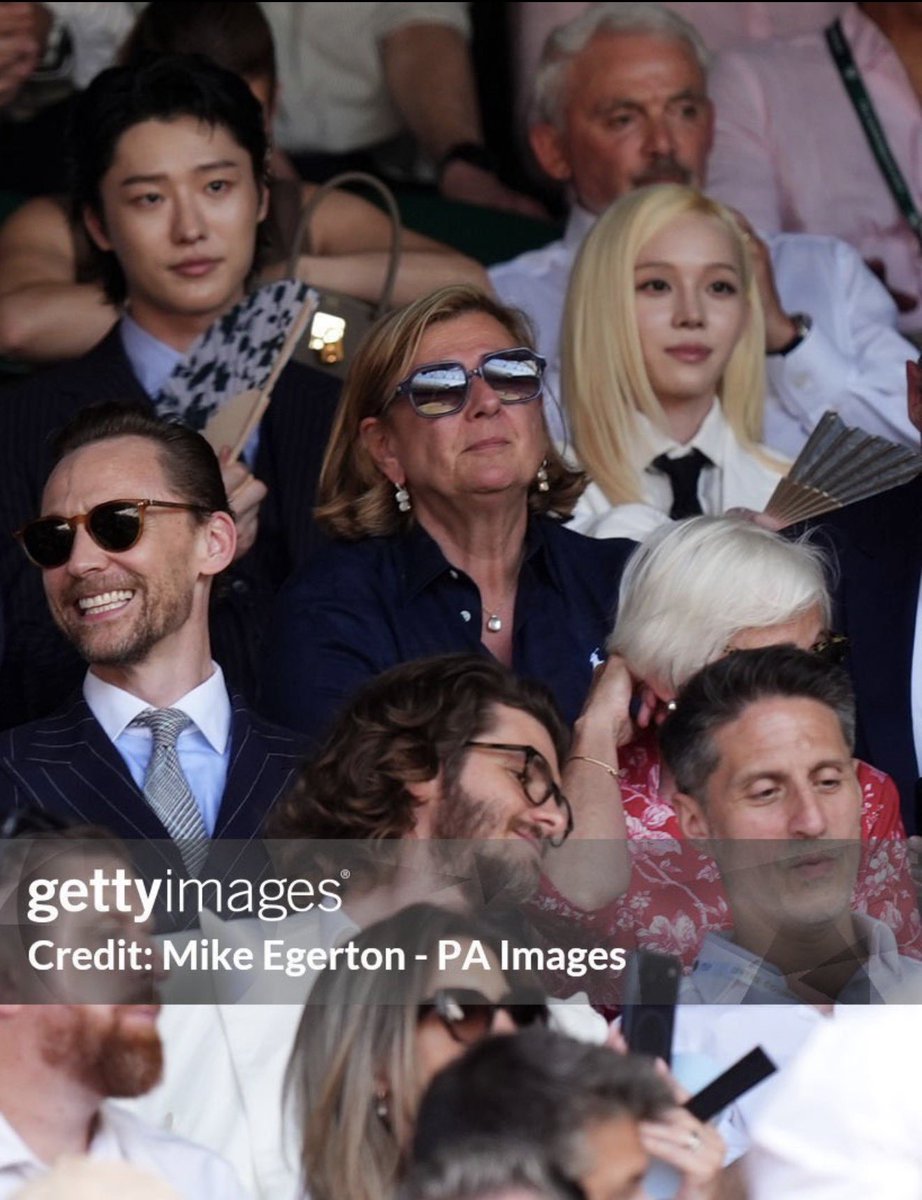 mjkmwntr's tweet photo. Minjeong, let’s meet Loki and Spiderman 

I hope she takes a photo with them since she’s a fan of both 🥹

WINTER AT WIMBLEDON 2026
#WINTERxWimbledon
#윈터_윔블던으로가자
@RalphLauren https://t.co/icVGQUsg8C
