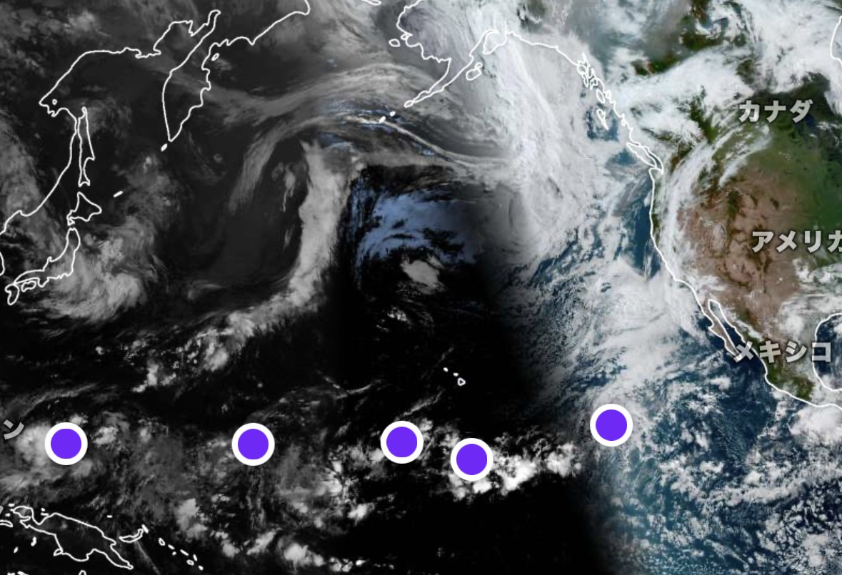 c5_cyclone's tweet photo. エルニーニョらしく低圧部が太平洋にたくさんあるね。メキシコの南にも発生しそうである。 https://t.co/uGm8ETyhHb
