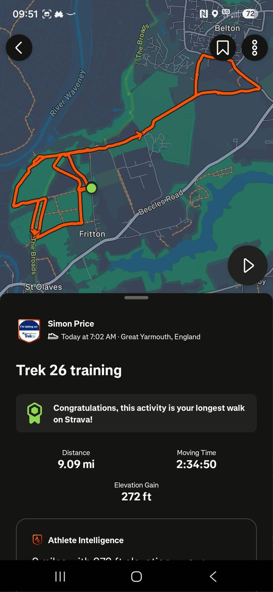 simonprice1168's tweet photo. Trek26 training - 9 miles in 2.5 hours earlier this morning, just under 3 weeks to go, time to get focused and up the training.  

Please take a minute to read our story and sponsor me if you can, thanks. 

https://t.co/UQYwDgslE3 https://t.co/JSlS2TNg3b