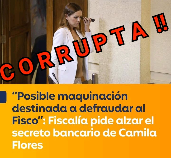 Incorru47125032's tweet photo. Cada día que pasa sin tener a Camila Flores en la cárcel es un día de desprestigio para las Fiscalías y el poder judicial.
Hagan la pega, inconscientes!
¿Estás de acuerdo q la justicia ha ido con demasiada lentitud en este caso? https://t.co/E5bGJe15xh