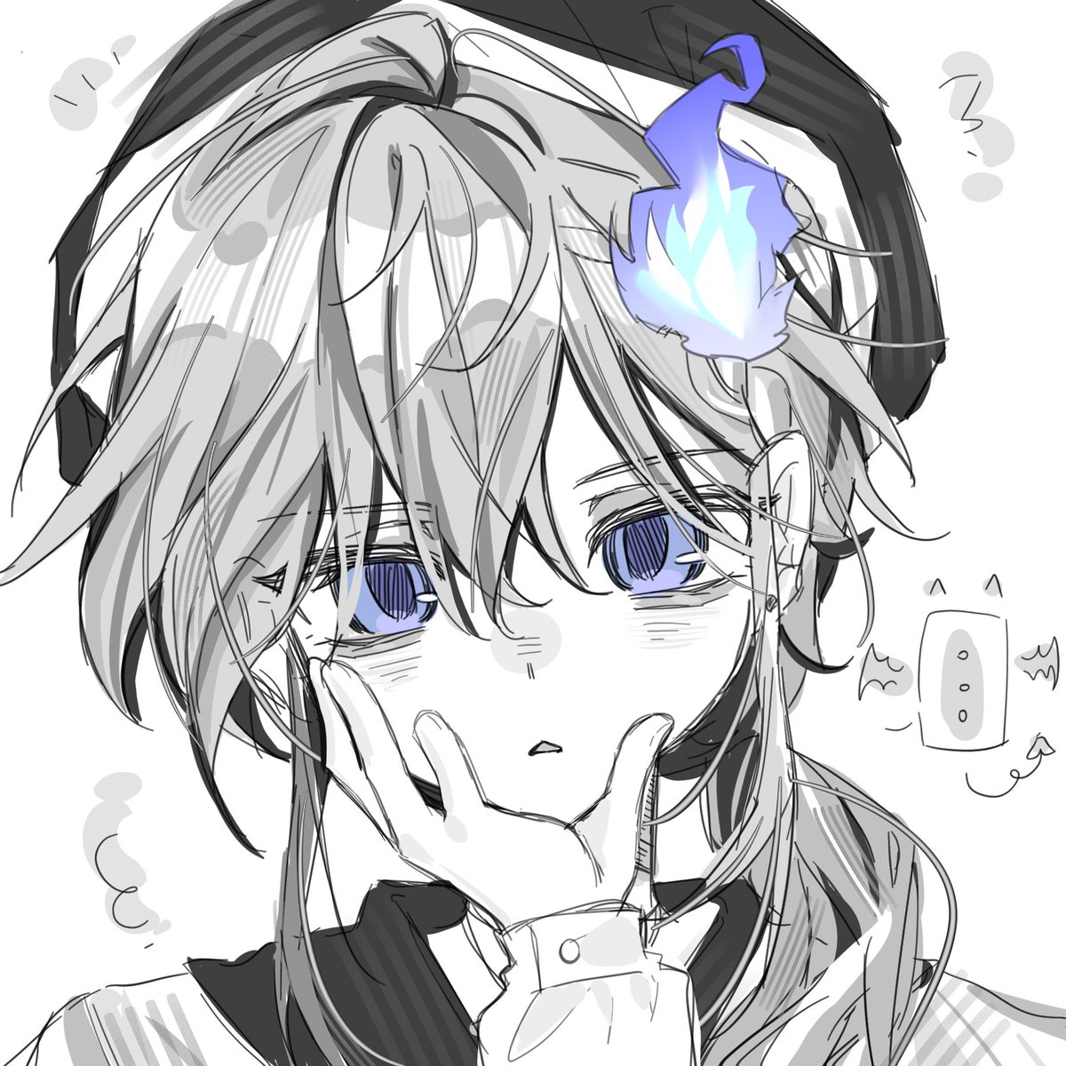 yunikanae's tweet photo. 摸摸小脸
#燐央絵 https://t.co/ESCmlkD4Z7