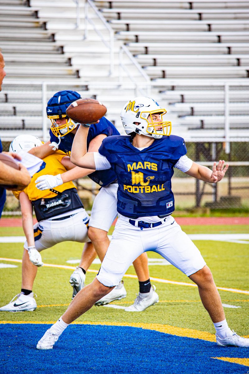 PA_TodaySports's tweet photo. NEXT STOP: Tomorrow morning we travel to Mars to talk to @CoachBenedek and players! Stay tuned! 

#WPIAL https://t.co/lBEA8KXkz7