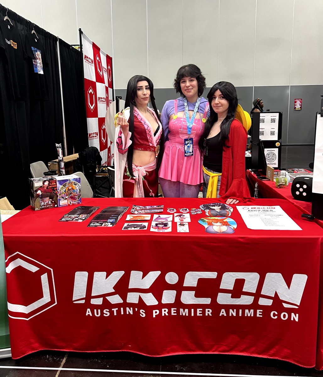 IKKiCON's tweet photo. Day 2 was an absolute dream! Don't sleep on your chance to come see us at booth 1304 before it ends for your chance to win prizes and weekend badges😴😙

#dreamcon2026 #ikkicon #ikkiontheroad #animeconvention #animetexas https://t.co/zB0O74UO3z