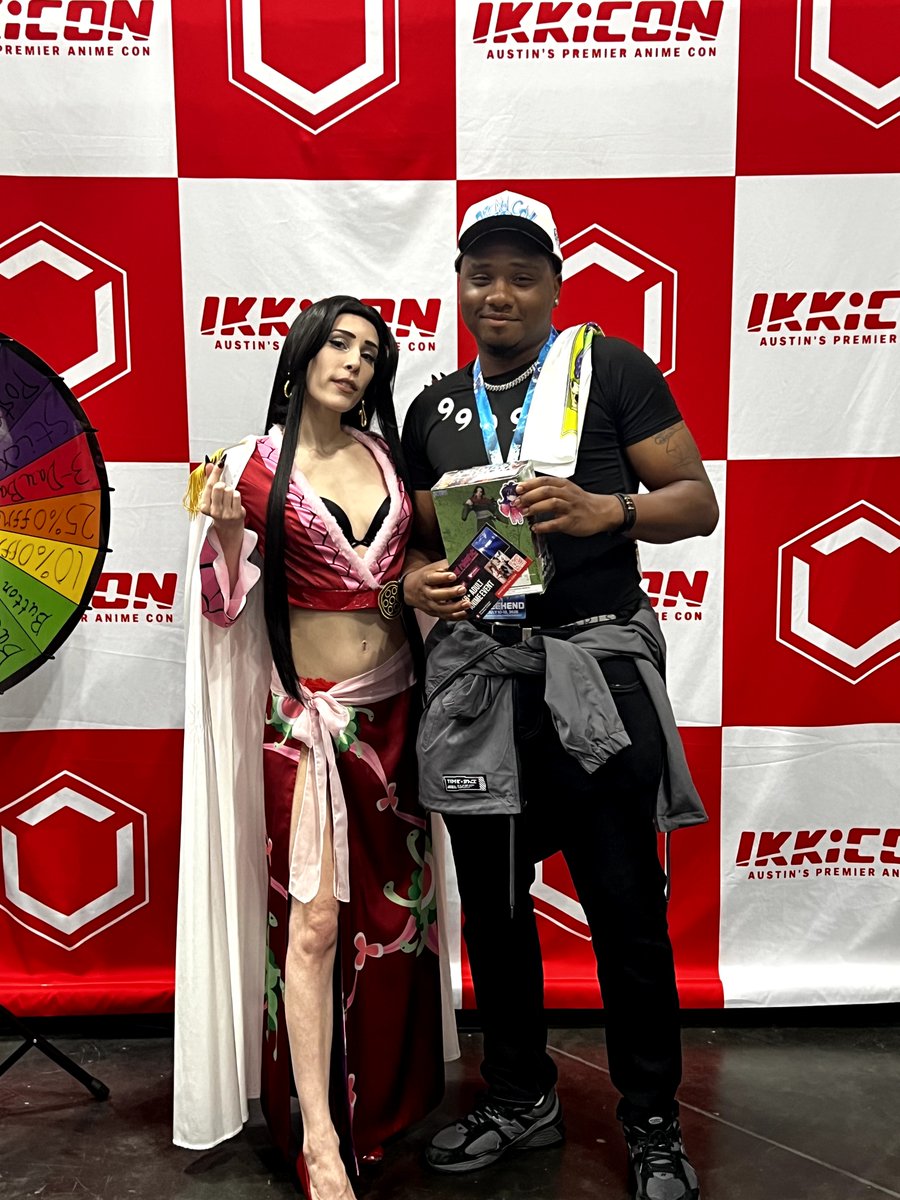 IKKiCON's tweet photo. Day 2 was an absolute dream! Don't sleep on your chance to come see us at booth 1304 before it ends for your chance to win prizes and weekend badges😴😙

#dreamcon2026 #ikkicon #ikkiontheroad #animeconvention #animetexas https://t.co/zB0O74UO3z