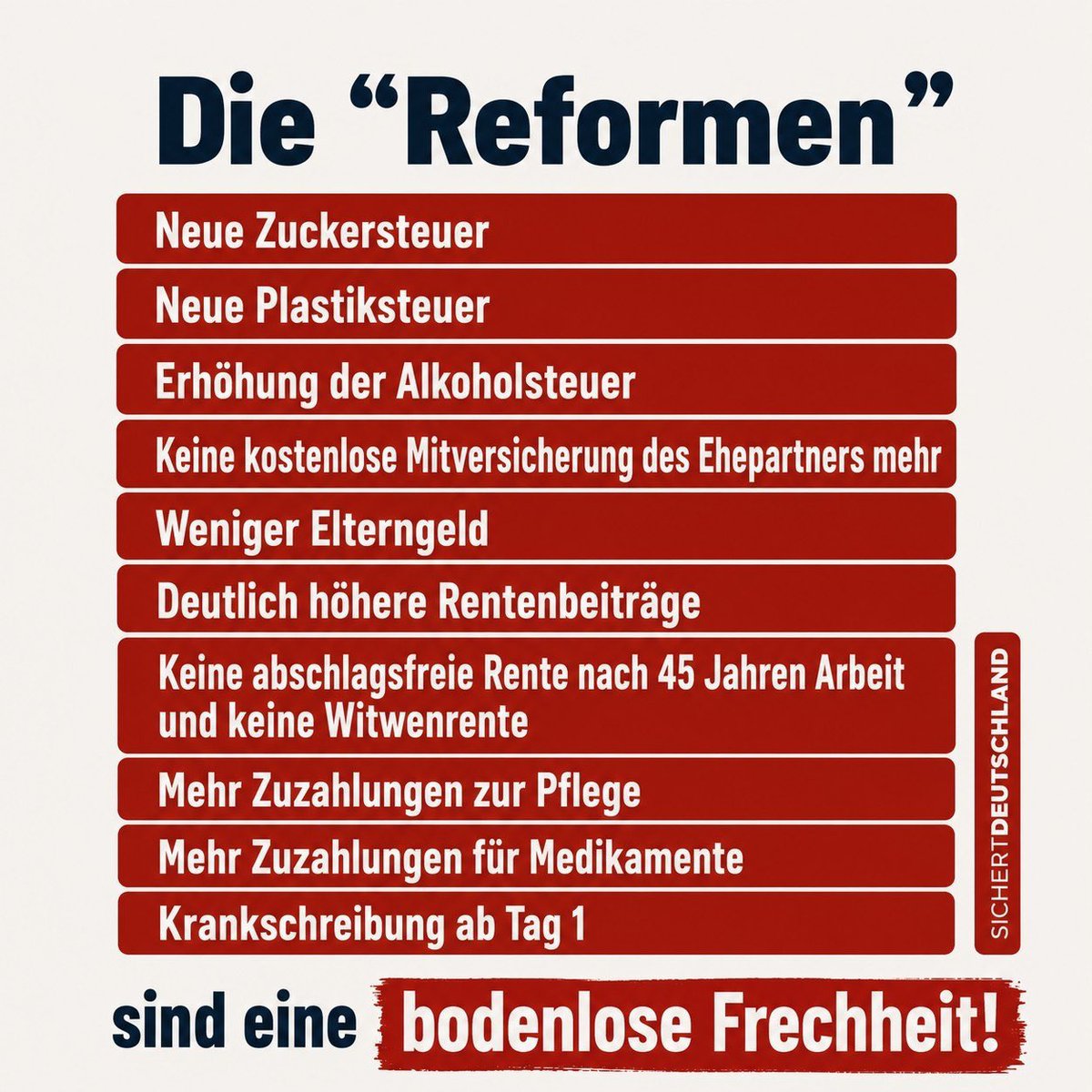 kripp_m's tweet photo. Merz versprach "Reformen"...

...in Wahrheit sind es aber Steuererhöhungen und Mehrbelastungen für alle Bürger dieses Landes!

https://t.co/WQmswxFsnb https://t.co/s8hHxLuX2s
