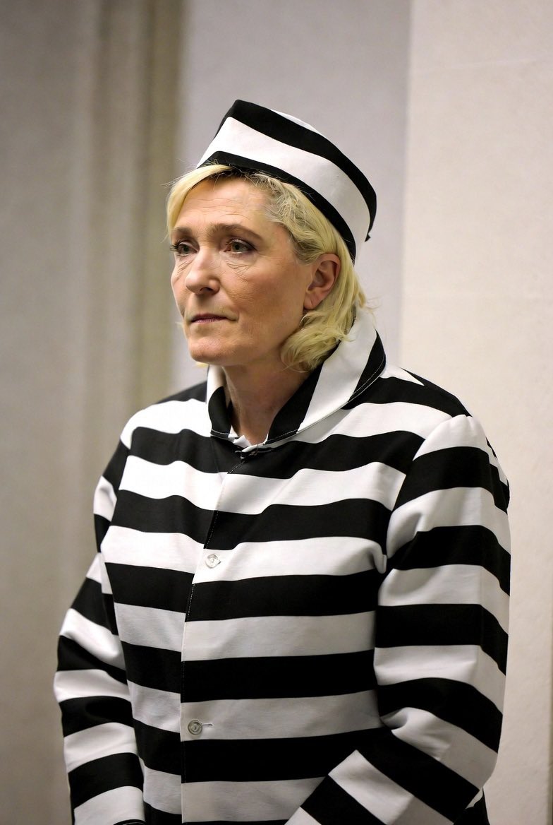 jeromegodefroy's tweet photo. À en juger par le contenu des réactions à un tweet où je signalais que la délinquante Marine Le Pen avait bien du culot de se présenter à la présidentielle malgré ses grosses casseroles judiciaires, je me rends compte que les délits graves et avérés qu’elle a commis sont sans aucune importance pour son électorat. Bien au contraire, ces gens voteront pour elle par haine du système qu’ils jugent illégitime. Autrement dit, les grosses magouilles de Marine Le Pen renforcent son image au lieu de la dégrader.