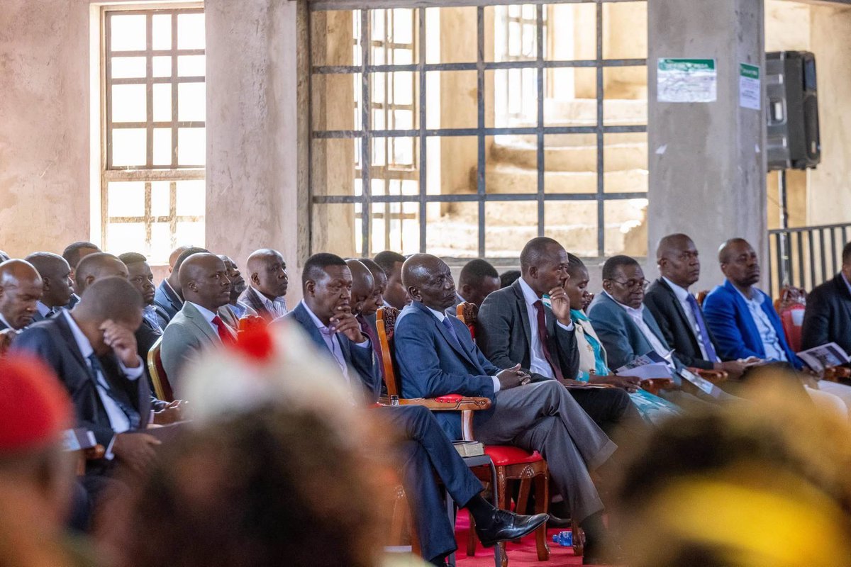 DrAlfredMutua's tweet photo. The service was a moment of gratitude, reflection, and renewed commitment to serving Kenyans with dedication and integrity. I commend the Church for its vital role in promoting faith, unity, peace, and community development as we continue working together to advance the nation’s progress and prosperity.

Mbele iko sawa.