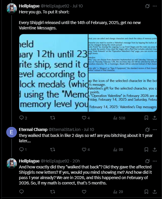 Hellplague92's tweet photo. @EternalStarLion @AzurLane_EN On another note, I'm still waiting on your answer: https://t.co/4vn7X5BSDh