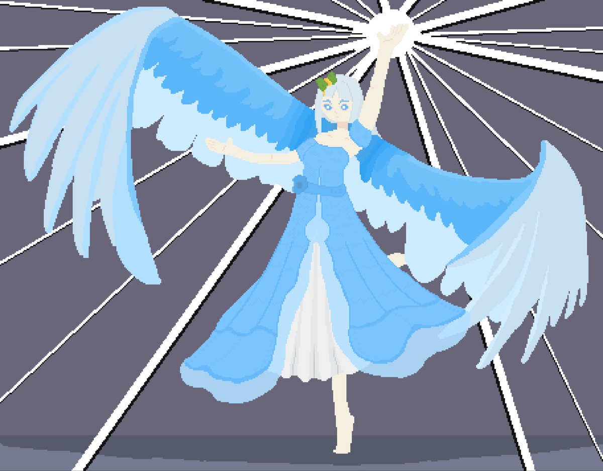 CommonVT's tweet photo. I did art on stream for the first time last night. I was really nervous but we finished this attack for #artfight2026 https://t.co/WDw10mydKb