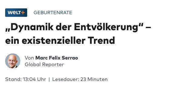 NuaViso's tweet photo. Das Prinzip der #Replacement #Migration #ReplacementMigration, was nichts Geringeres vorsieht, als alle #westlichen #christlichen Länder durch #muslimische #Migranten auszutauschen, stand in Reinform jahrelang auf der Webseite der #UN und war für alle einsehbar. Jetzt nur noch über ArchiveOrg, weil sie es mittlerweile gelöscht haben.

Das hier vom #NATO konformen, #Mainstream Drecksblatt "Welt" beschriebene ist schon seit über 20 Jahren bekannt. Natürlich immer hinter der #Bezahlschranke "Welt+" denn der dumme Michel soll für das bisschen #Wahrheit, was schonmal als #Feigenblatt in solchen Blättern auftaucht, natürlich teuer bezahlen müssen.