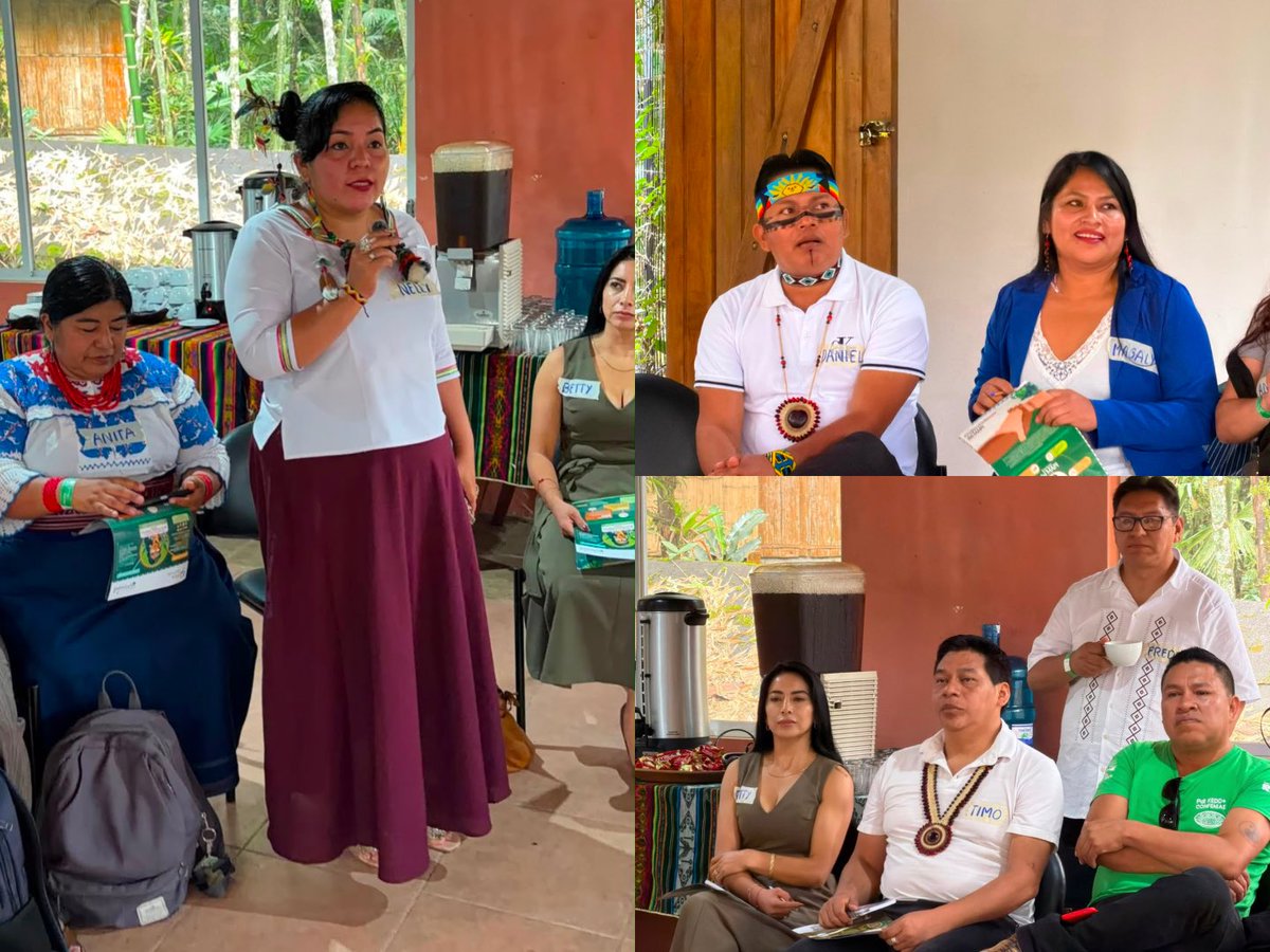 MinGobiernoEc's tweet photo. Gobernar es estar en territorio y escuchar a la ciudadanía.

En Pastaza compartimos un espacio de diálogo con representantes de pueblos y nacionalidades indígenas para construir, de manera conjunta, propuestas que fortalezcan sus derechos y el desarrollo de sus territorios. https://t.co/5I4I88X6Ji