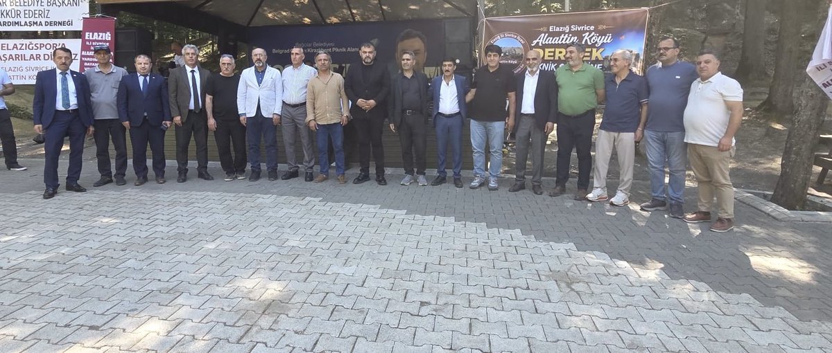 mhpgungorenilce's tweet photo. 📍Elazığ Sivrice Alaattin Köyü Derneği Pikniği

İlçe Başkanımız Sn.Kemal UYSAL ve İlçe Yöneticilerimiz
Elazığ Sivrice Alaattin Köyü Derneği’nin düzenlemiş olduğu piknik şöleninde Elazığ’lı hemşehrilerimizle bir araya geldiler.Dernek Başkanımız ve Yönetim Kuruluna Misafirperverliği İçin Teşekkür Ederiz.
@_MHPistanbul_ 
@BBvolkanyilmaz 
@rahmancanmhp 
@kemaluysalmhp