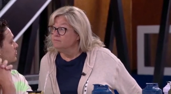 BigBroMeme's tweet photo. Angela explains the Crazy Eyes story &amp; gives an example of Matt's intimidating stares he'd give #BB28 https://t.co/BC0qlHZOo3