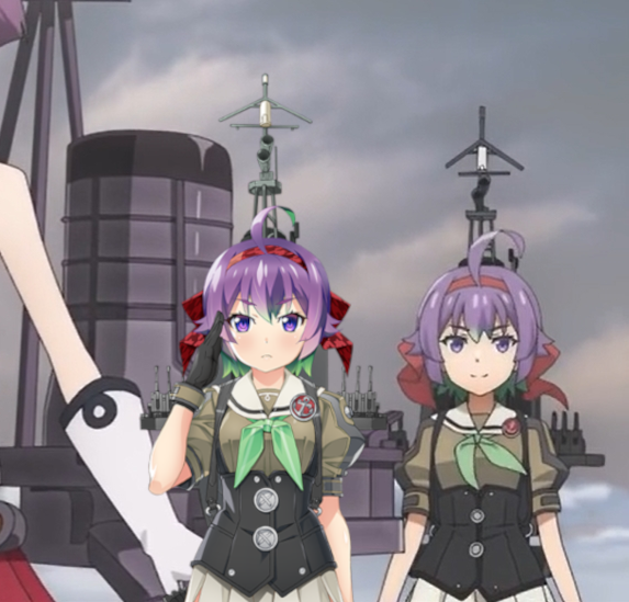 suikun98's tweet photo. ゲーム内の桐とアニメの桐見比べ https://t.co/NcTTYISAW2