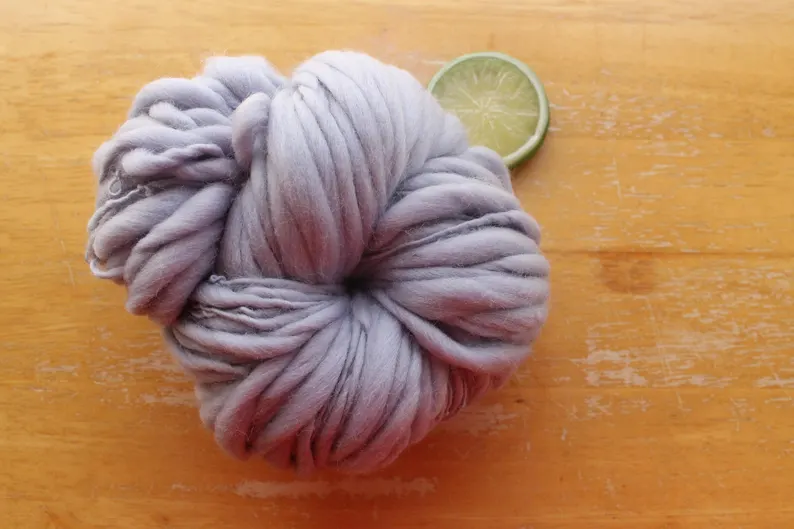 thefinelime's tweet photo. Soft, cool grey #merinowool, #handspun in my Petite Thick and Thin style. Chunky and plush.
https://t.co/fQtQiHE2tp via @Etsy https://t.co/EVs67TKSRL