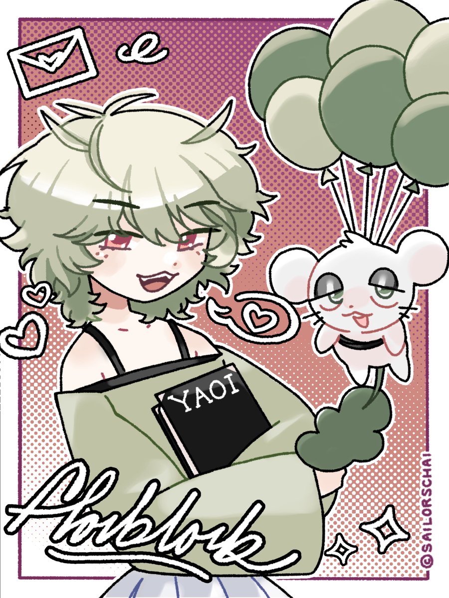 sailorschai's tweet photo. art fight attack for @florblorb !! 💚

#artfight #artfight2026 https://t.co/UwLQkDGJYM