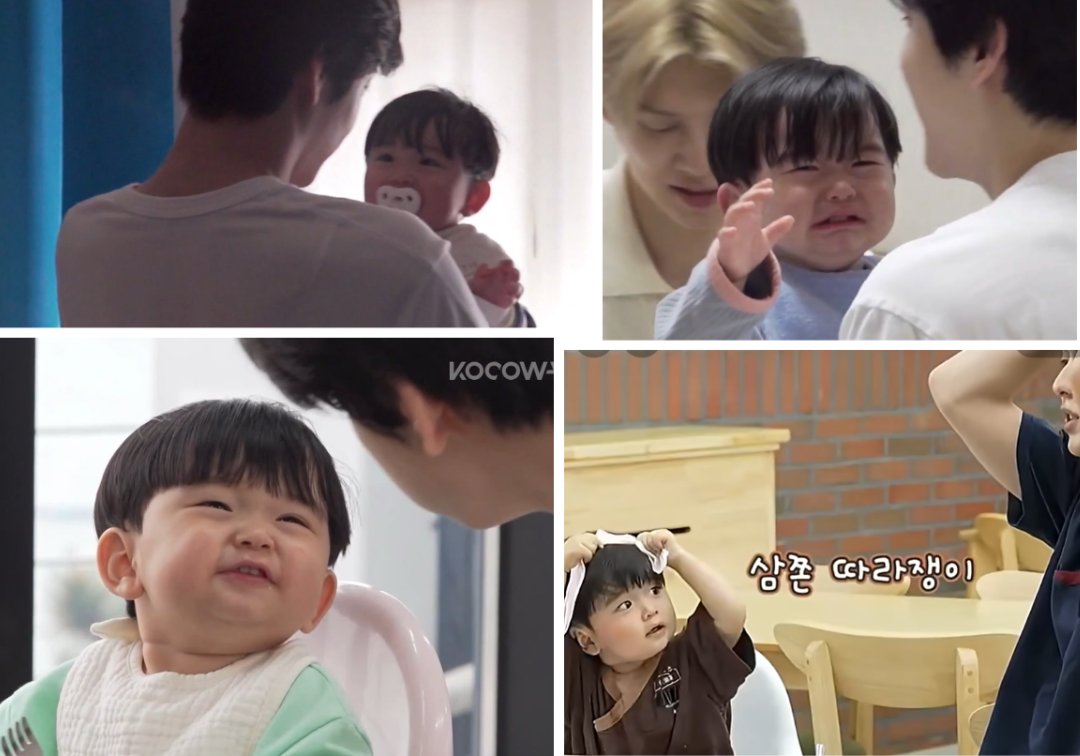 ANjbs_leo's tweet photo. yoojun looking at soobin with various expressions https://t.co/fO3a6V1tUx