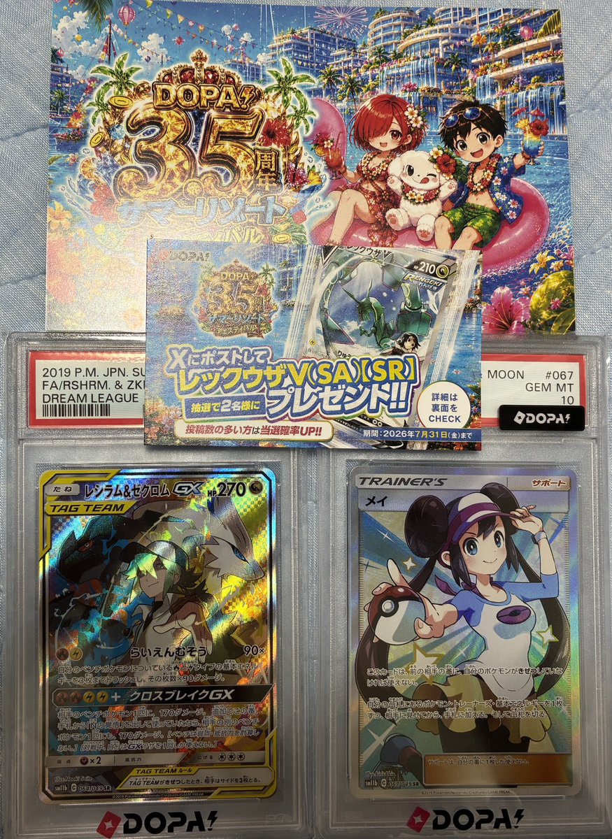 21Misao's tweet photo. メイとレシゼク！
レシゼクは欲しかったから嬉しい☺️
レックウザほしいなー🤤

#DOPA当選報告 https://t.co/Uq1Wx1VIfm