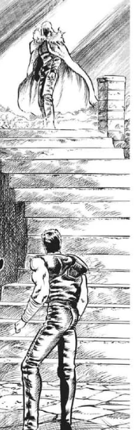 FISHonmydish's tweet photo. @regonknight @Man0fStar @Saif_Viatrent honestly all of parts 1-3 are heavily inspired by FoTNS (mainly part one jonathan is literally kenshiro in some panels) https://t.co/pNs6R9iGaT