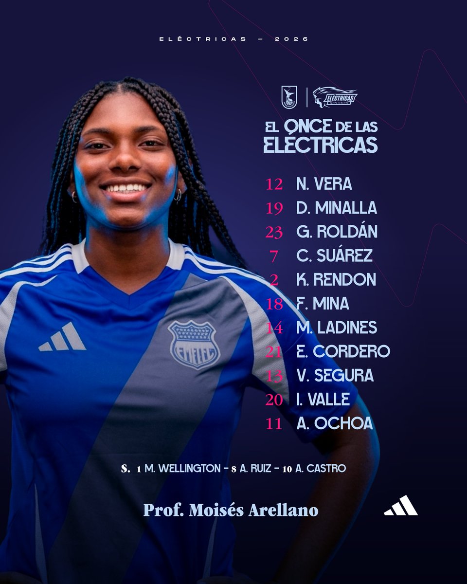 ElectricasCSE's tweet photo. El 11 Titular de las Eléctricas ⚡

#SomosElectricas https://t.co/kUduA7O6ff