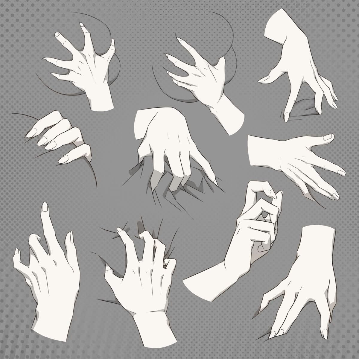 pinkubeauty's tweet photo. A believable grip can make or break your drawing!! https://t.co/Mv824o9Miq