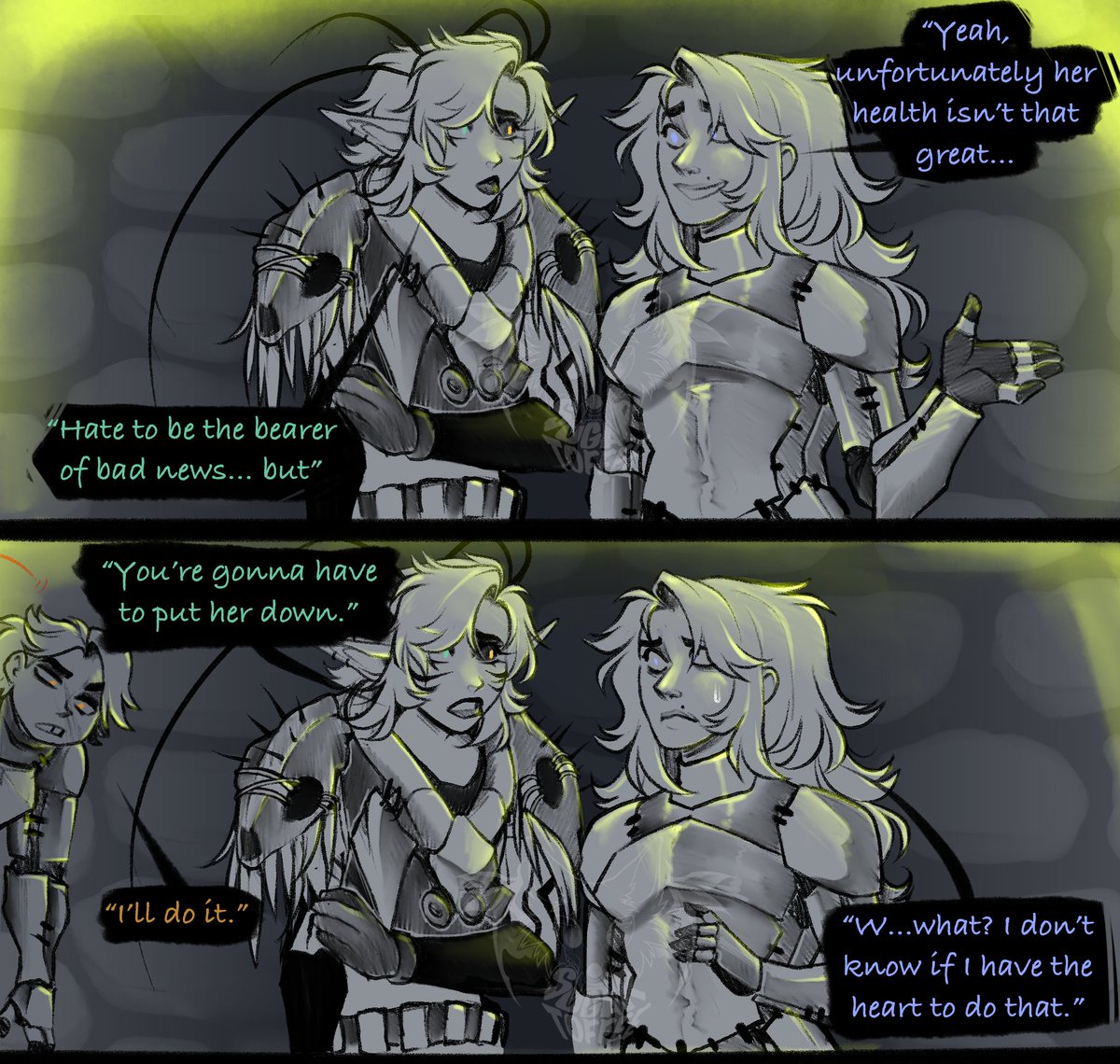 Daddy_Toffee's tweet photo. Part 3/??? If you breed in Ark, you know. 
.
Mercy is featured here.
-
It took me three days to pay this because I didn't realize Twitter Doesn't like long canvases. 
#arksurvivalascended https://t.co/snD4hGgafS