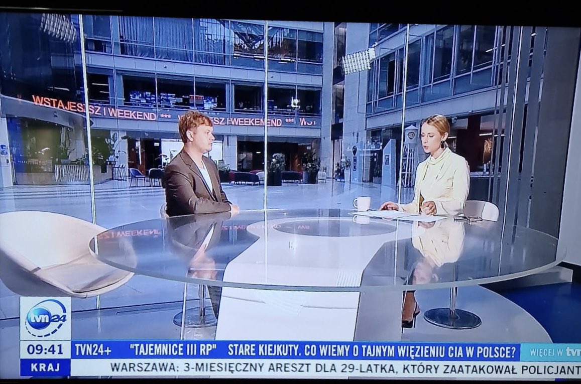 babanasiewicz's tweet photo. Dziś jako przedstawiciel @PIDS_PL na antenie TVN24 mówiłem o decyzji MKOl-u dotyczącej tymczasowego zniesienia zawieszenia Rosyjskiego Komitet Olimpijski. 

Starałem wyjaśnić, dlaczego została ona podjęta akurat w tym momencie  i co oznacza dla światowego sportu. https://t.co/FsvNgPYfGq