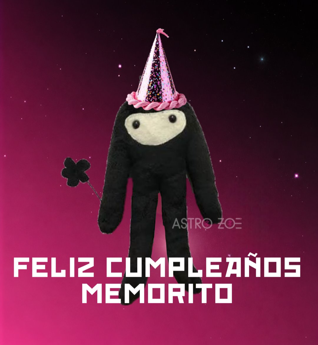 astro_zoe07's tweet photo. Hoy nuestra criatura cumple 20 años
Feliz cumpleaños para Memorito https://t.co/SYWvk0bd27