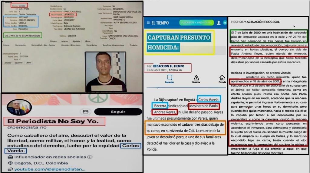 oropesatoledo's tweet photo. Dr. @ABDELAESPRIELLA, presidente electo de Colombia, es importante que las nuevas @FuerzasMilCol  @COL_EJERCITO mantengan estrictos protocolos de verificación sobre las personas que establecen relaciones con sus integrantes y que se presentan como defensores de derechos humanos  cuando la realidad indica que por ejemplo: Carlos Andres Varela Becerra es un exconvicto por homicidio, imputado por estafas, falso abogado. La debida diligencia, la verificación de credenciales y el respeto por los canales institucionales son fundamentales para proteger la integridad y la confianza en las  instituciones.