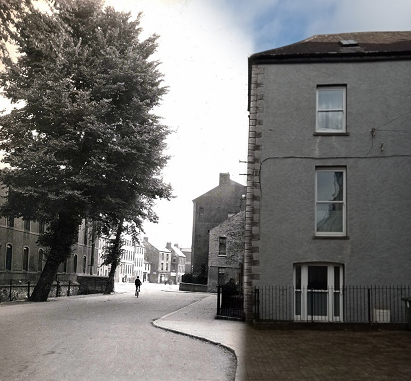 Fiona_Forde_Irl's tweet photo. Timewarp of Sheares Street (named for John & Henry Sheares who were sentenced to death #onthisday 1798 for their part in organising the #1798rebellion) & Mardyke #Cork then (1940) & now (2023) #LoveCork #PureCork #CorkLike #TimewarpCork 📸Capuchin Archives https://t.co/629gbO8sy4 https://t.co/N6ERWMMEtC