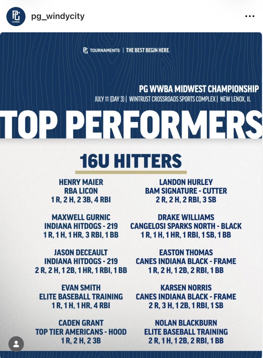 tomdeceault4's tweet photo. @PG_Illinois @PG_Scouting @PG_Tourney @IN_Hitdogs_219 https://t.co/YwAOjIcOkw