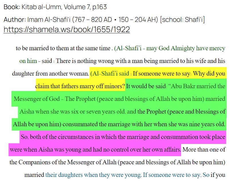 fcbbmb's tweet photo. @REALMK_1 And dont EVER play the moral card on Christianity when ur literal prophet is a PEDOPHILE which is backed by your OWN STRONG SOURCES!!! https://t.co/d0H3oTFDt9
